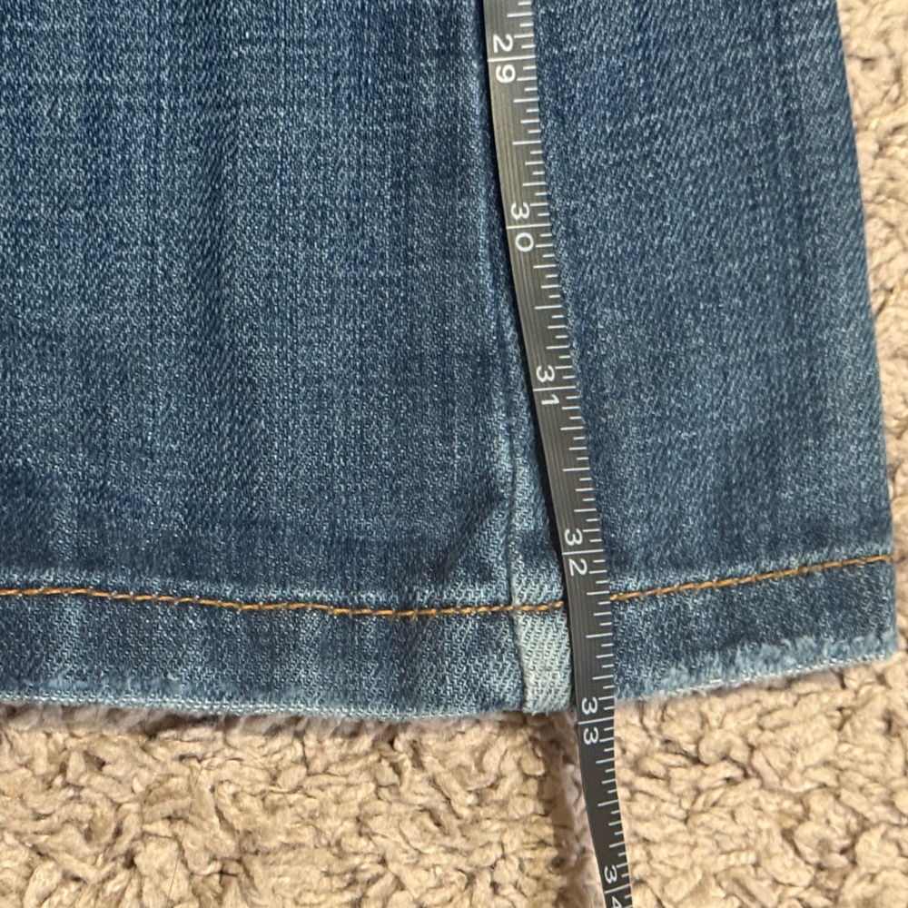 Frankie B Y2K Vintage Low Rise Flare Leg jeans with heart butt detail - Size 2 - Picture 8 of 9